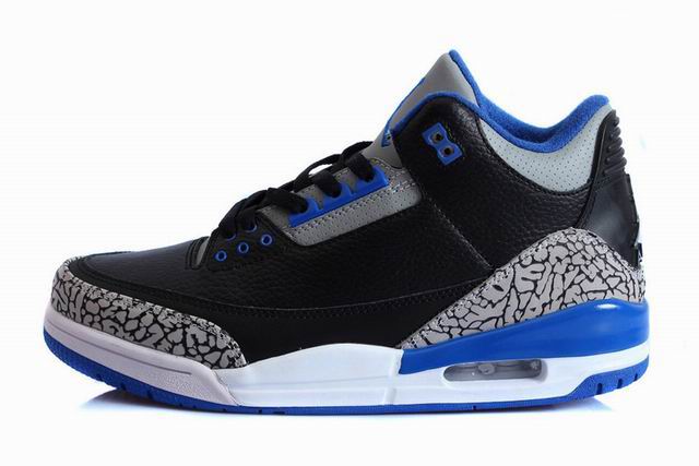 Air Jordan 3 Retro "Sport Blue" 136064-007 Men's Basketball Shoes-09 - Click Image to Close